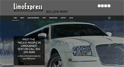Desktop Screenshot of denverlimoexpress.com